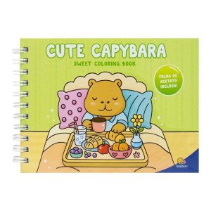 Sweet Coloring Book: Cute Capybara - TODOLIVRO