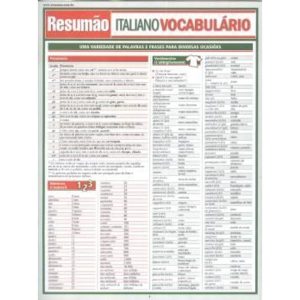 RESUMAO ITALIANO VOCABULARIO - 1 - BARROS, FISCHER & ASSOCIADOS