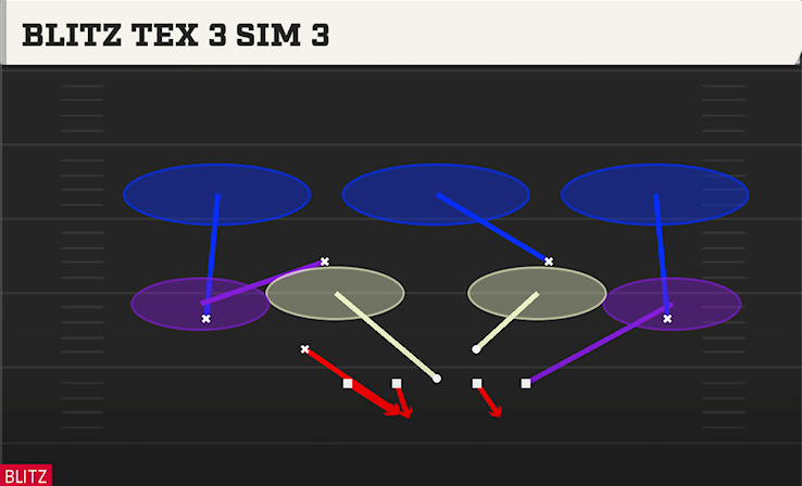 BLITZ TEX 3 SIM 3 play diagram