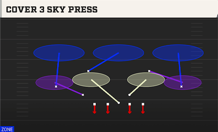 COVER 3 SKY PRESS play diagram