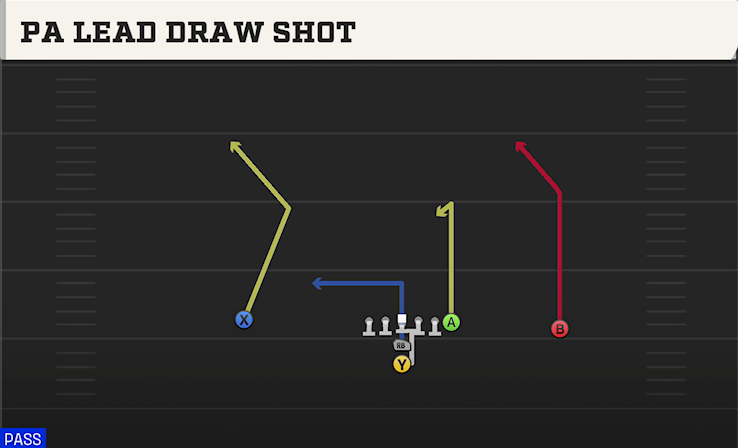 PA LEAD DRAW SHOT play diagram