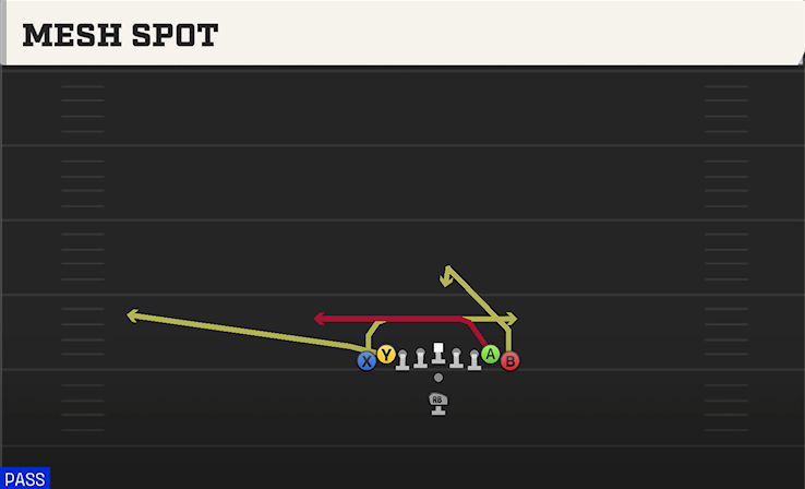 MESH SPOT play diagram