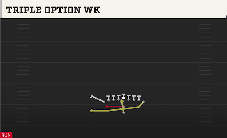 TRIPLE OPTION WK play diagram