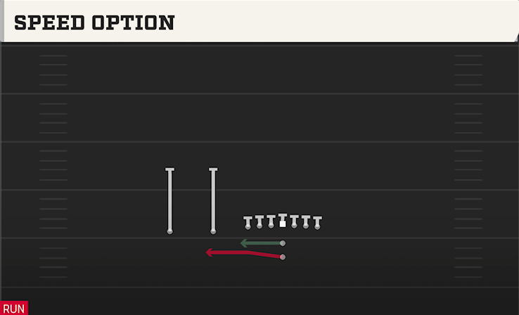 SPEED OPTION play diagram