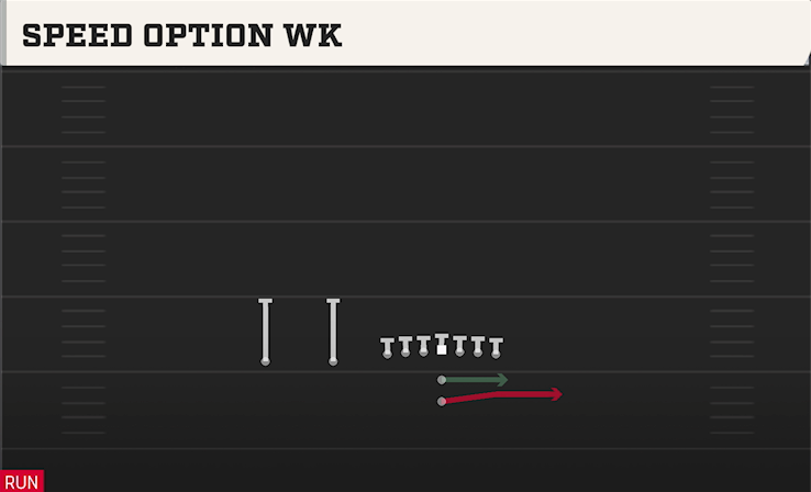 SPEED OPTION WK play diagram