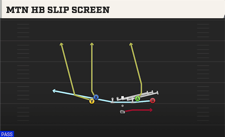 MTN HB SLIP SCREEN play diagram