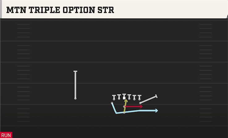 MTN TRIPLE OPTION STR play diagram