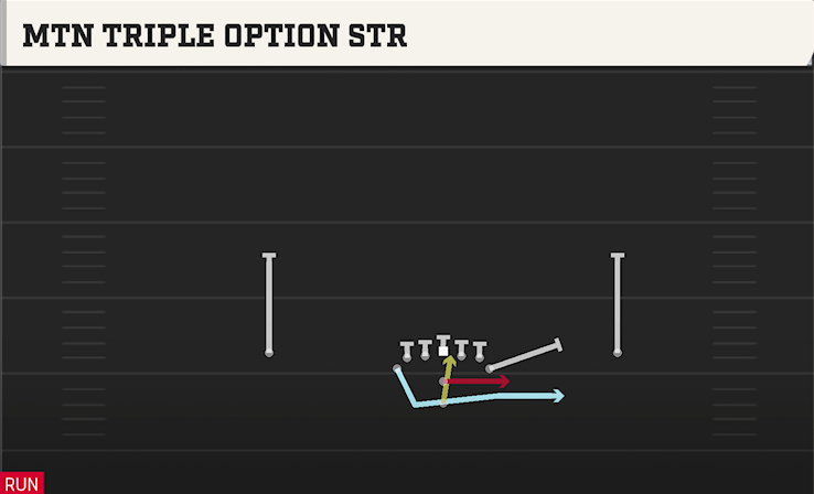 MTN TRIPLE OPTION STR play diagram