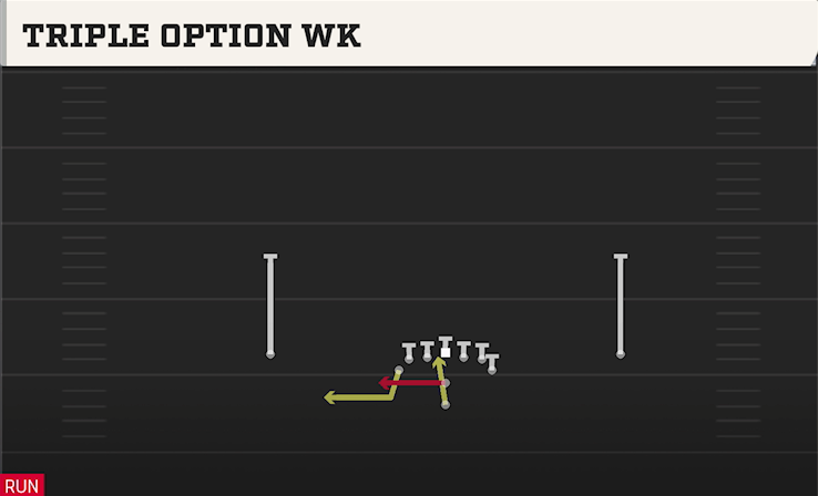 TRIPLE OPTION WK play diagram