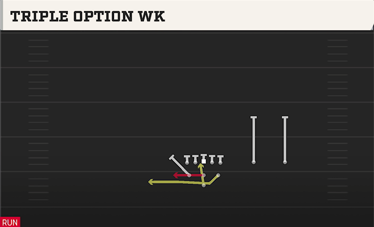TRIPLE OPTION WK play diagram