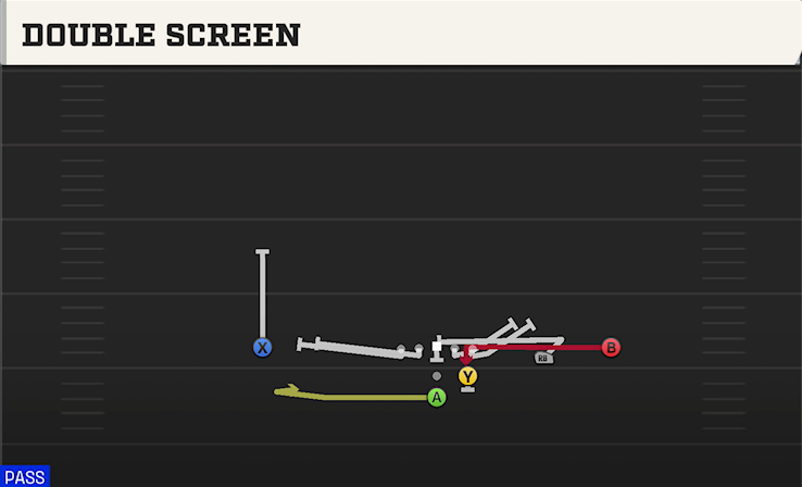 DOUBLE SCREEN play diagram
