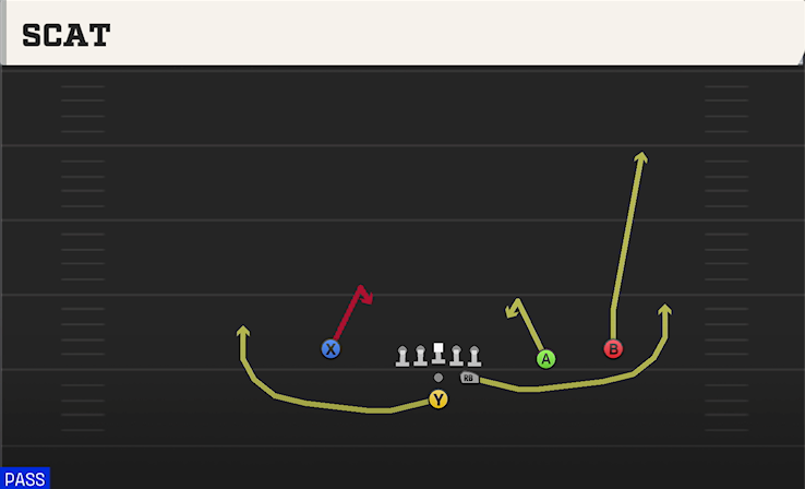 SCAT play diagram