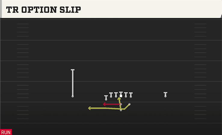 TR OPTION SLIP play diagram