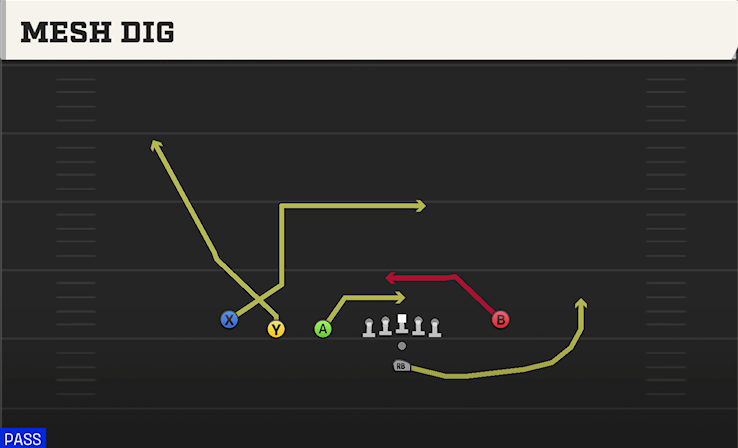 MESH DIG play diagram