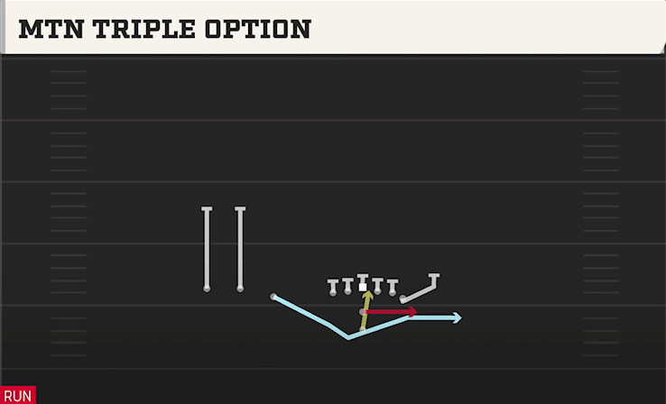 MTN TRIPLE OPTION play diagram