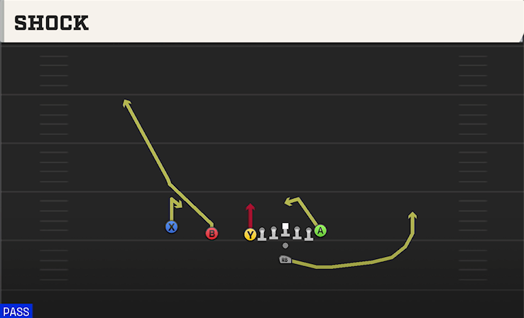 SHOCK play diagram