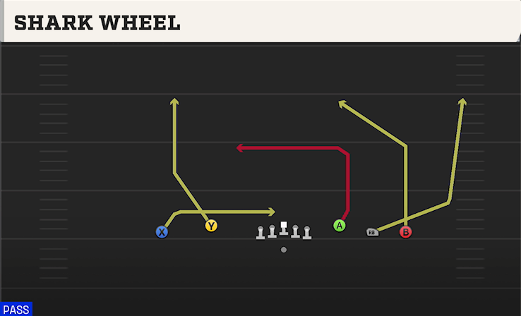 SHARK WHEEL play diagram