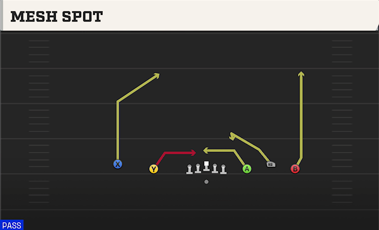 MESH SPOT play diagram