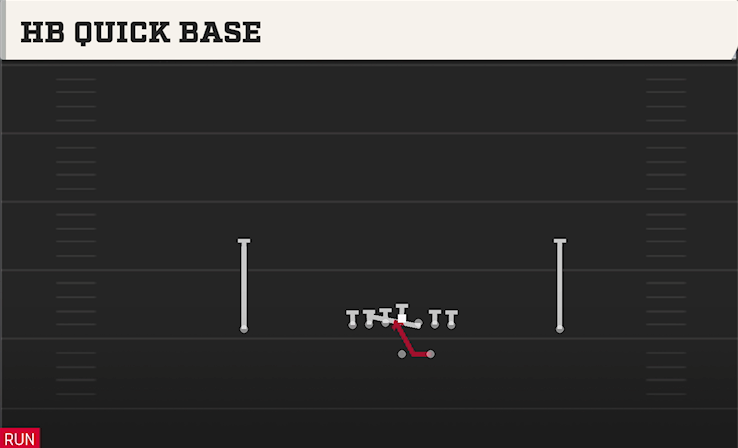 HB QUICK BASE play diagram