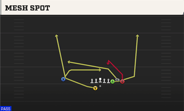 MESH SPOT play diagram