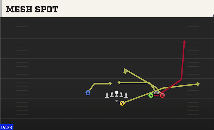 MESH SPOT play diagram