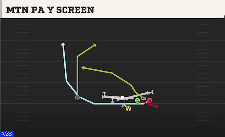 MTN PA Y SCREEN play diagram