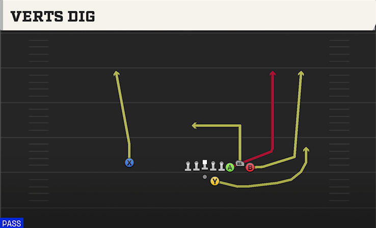 VERTS DIG play diagram
