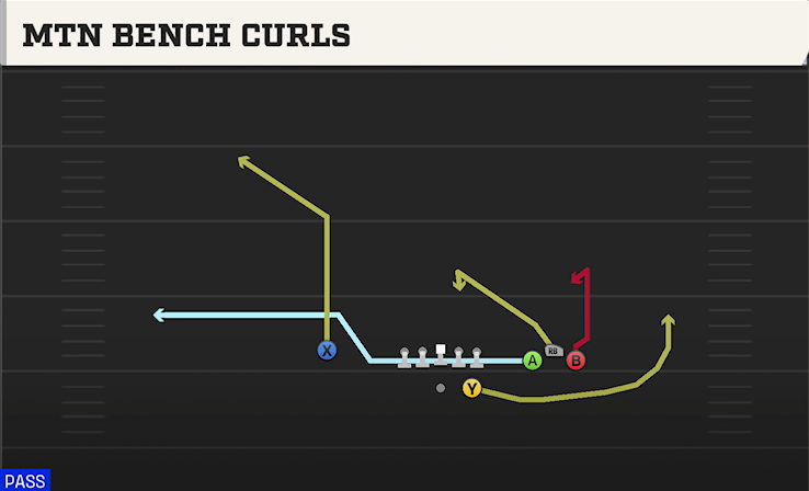 MTN BENCH CURLS play diagram