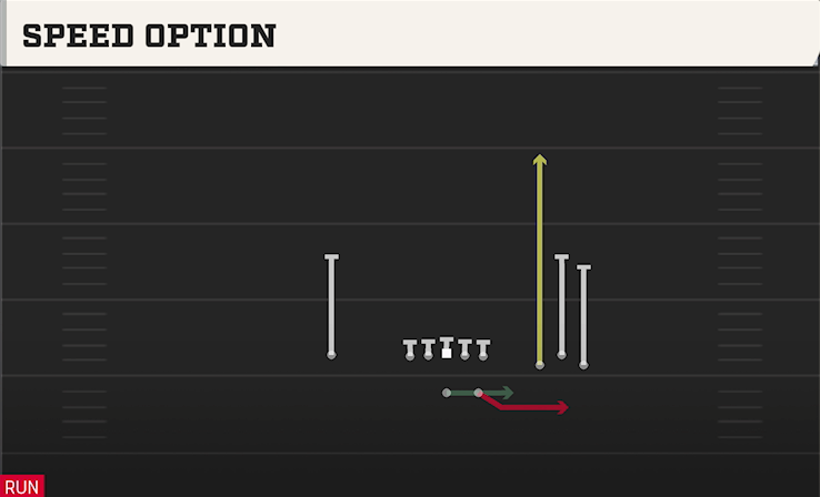 SPEED OPTION play diagram