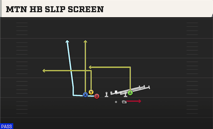 MTN HB SLIP SCREEN play diagram