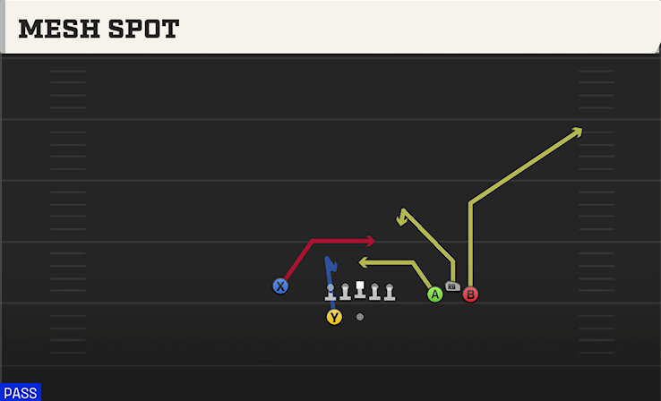 MESH SPOT play diagram