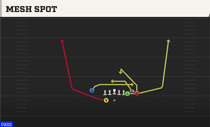 MESH SPOT play diagram