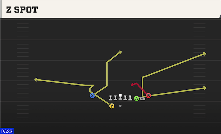 Z SPOT play diagram