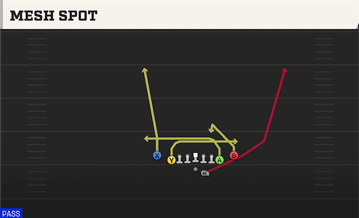MESH SPOT play diagram