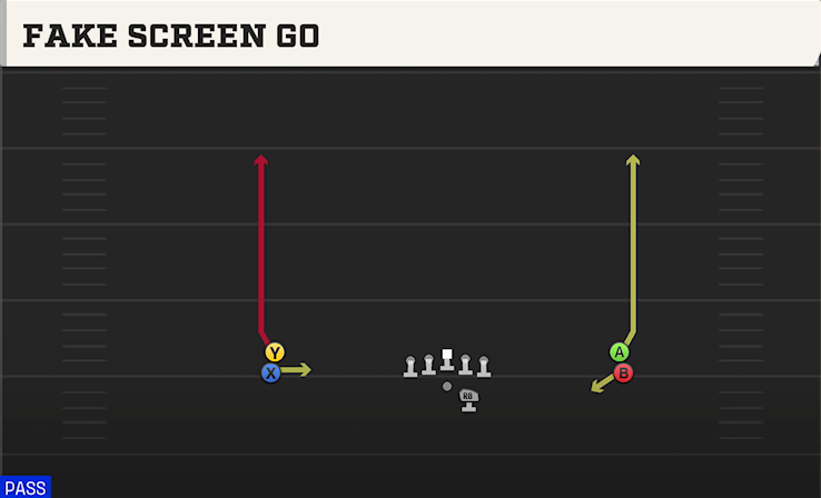 FAKE SCREEN GO play diagram