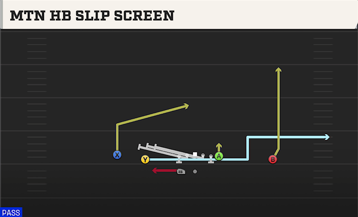 MTN HB SLIP SCREEN play diagram