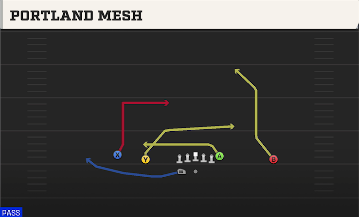 PORTLAND MESH play diagram
