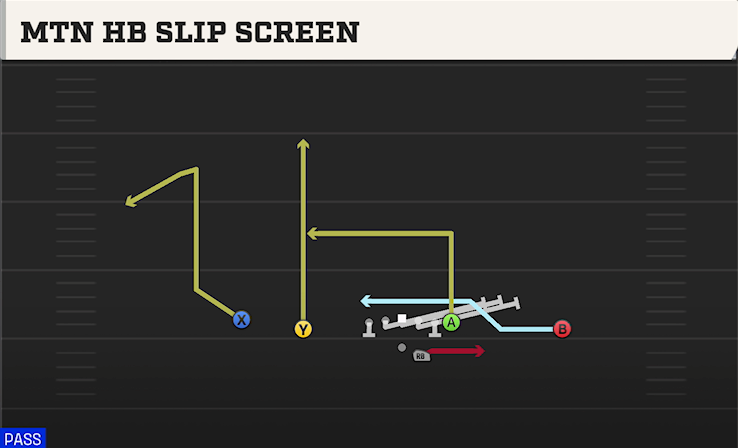MTN HB SLIP SCREEN play diagram