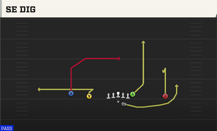 SE DIG play diagram