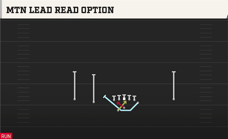 MTN LEAD READ OPTION play diagram