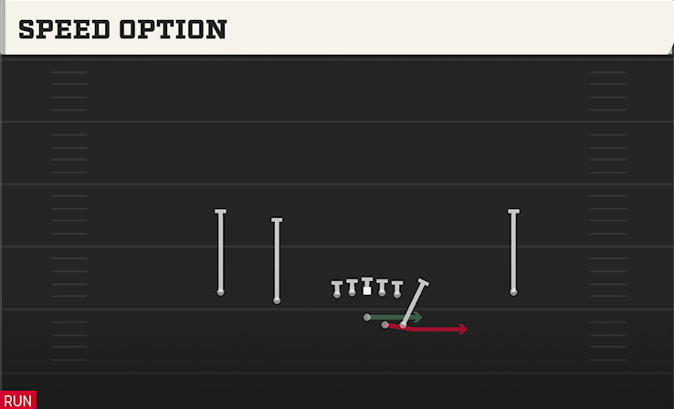 SPEED OPTION play diagram