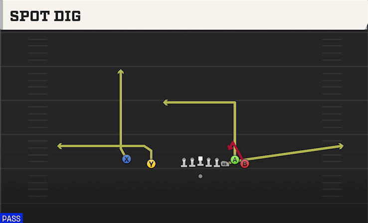 SPOT DIG play diagram