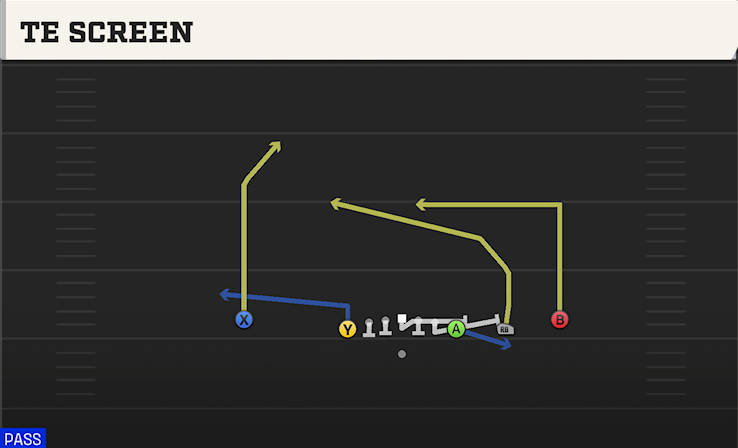 TE SCREEN play diagram