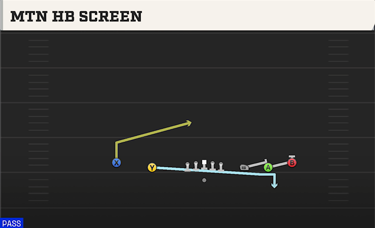 MTN HB SCREEN play diagram