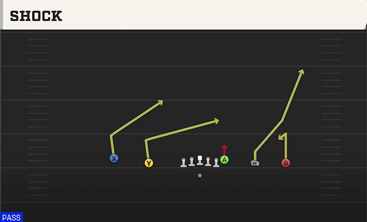 SHOCK play diagram