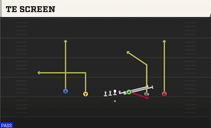 TE SCREEN play diagram