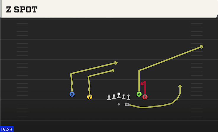 Z SPOT play diagram