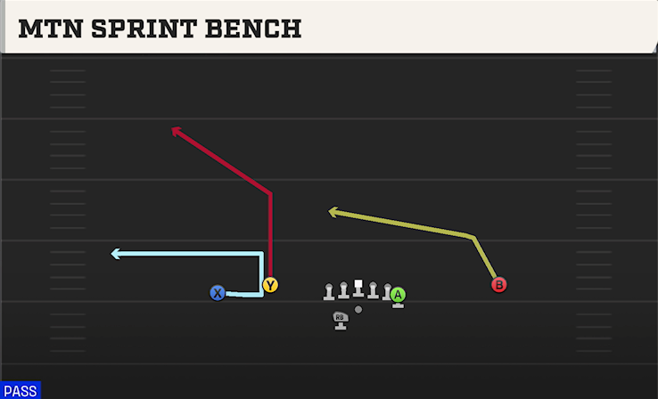 MTN SPRINT BENCH play diagram