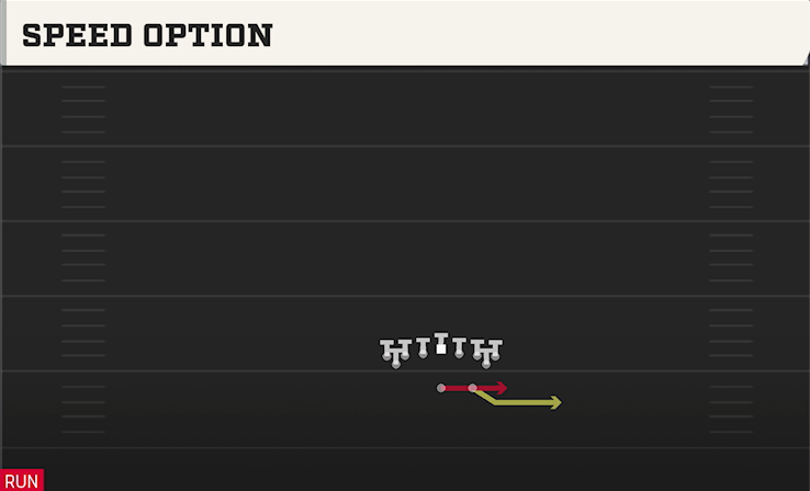 SPEED OPTION play diagram
