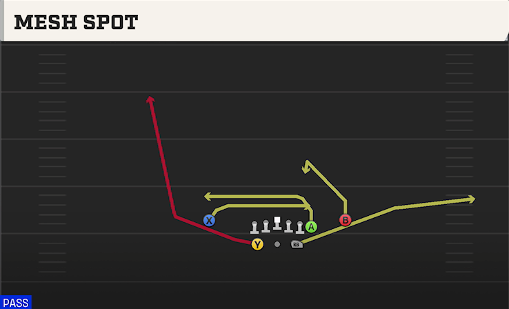 MESH SPOT play diagram